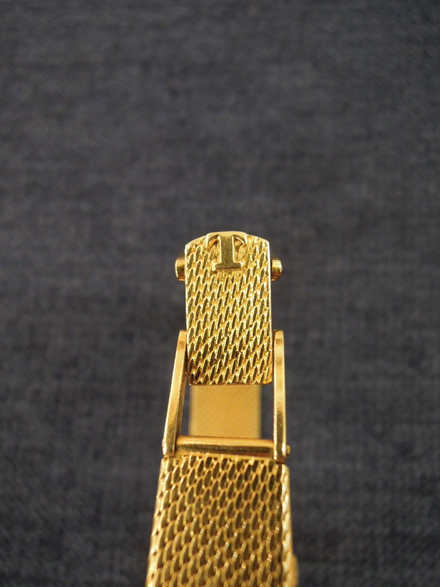 Montre mécanique TISSOT pour femme en or massif 18 carats 18K-photo-1