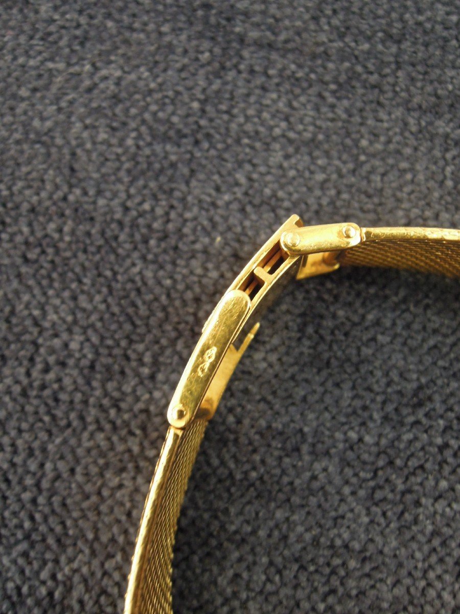 Montre mécanique TISSOT pour femme en or massif 18 carats 18K-photo-2