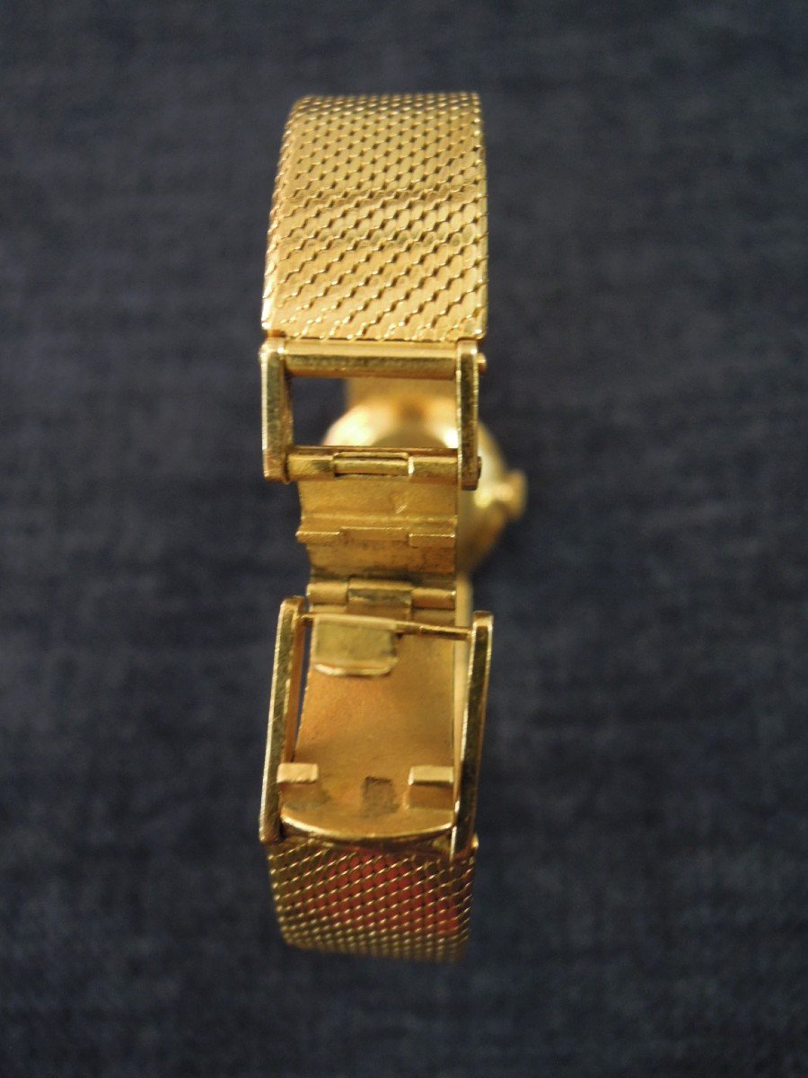 Tissot Women's Mechanical Wrist Watch In 18k Solid Gold-photo-4