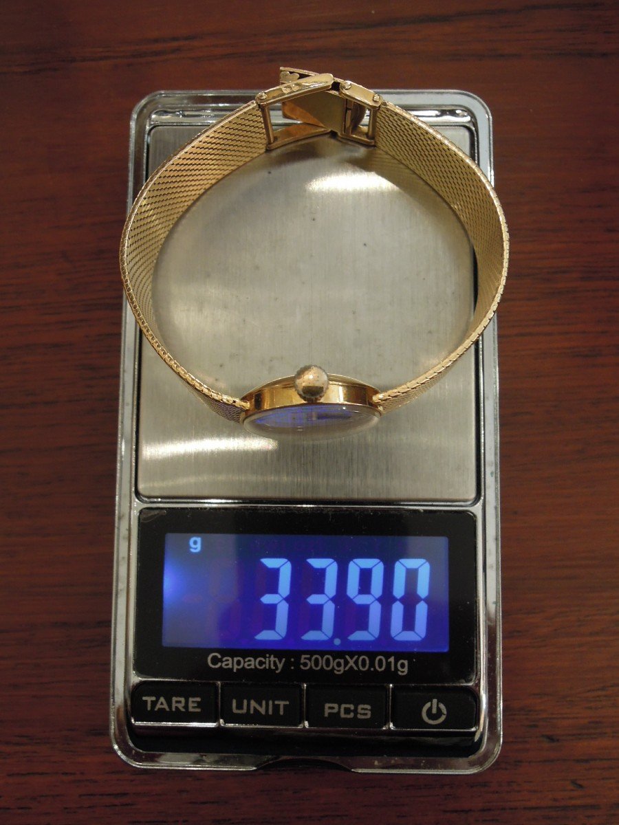 Tissot Women's Mechanical Wrist Watch In 18k Solid Gold-photo-7