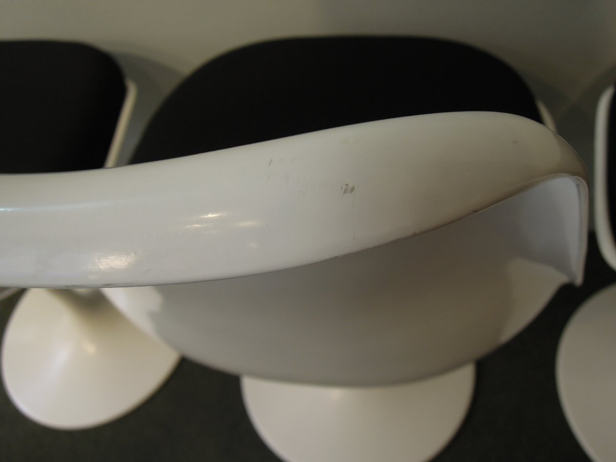 Suite de 4 chaises Tulip d'Eero Saarinen pour Knoll International-photo-6