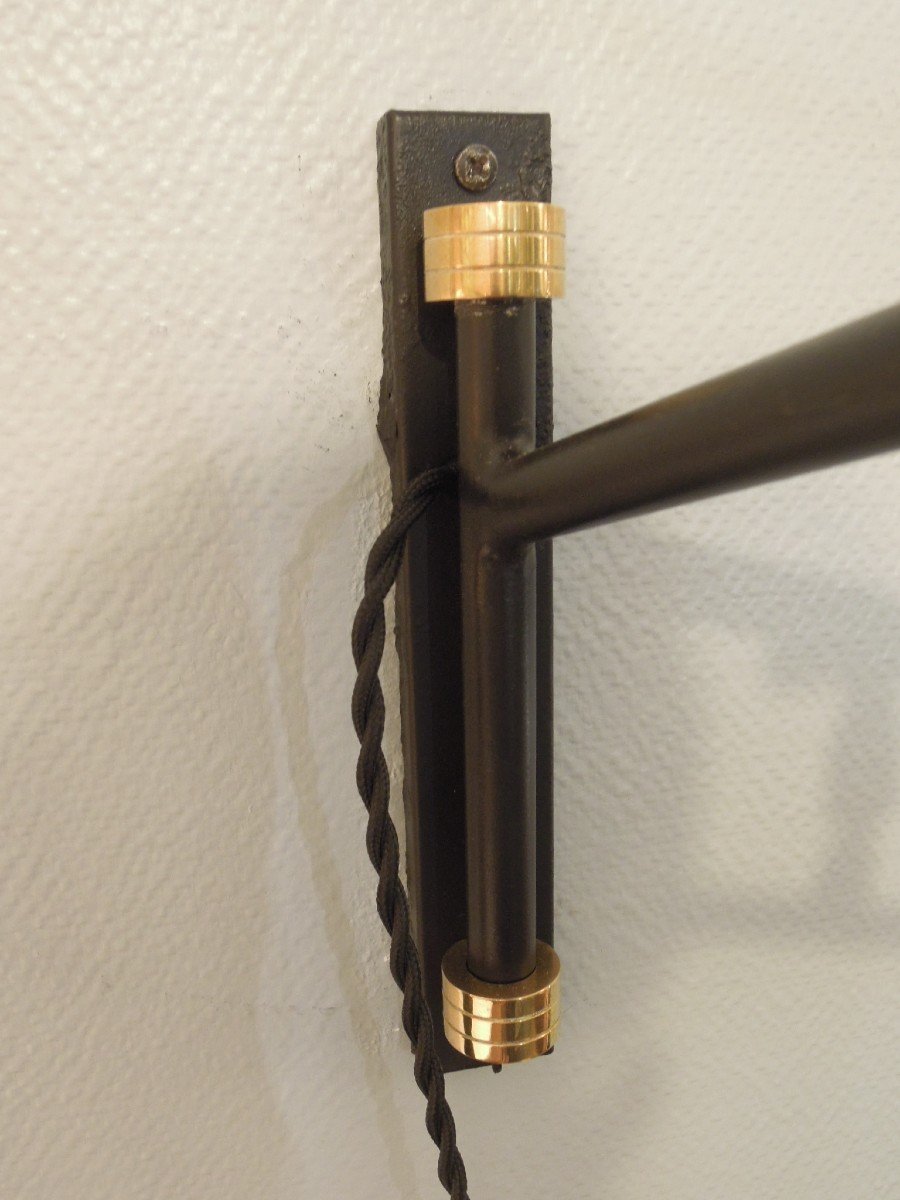 Lampe murale ou applique à balancier des années 50 par Lunel-photo-6