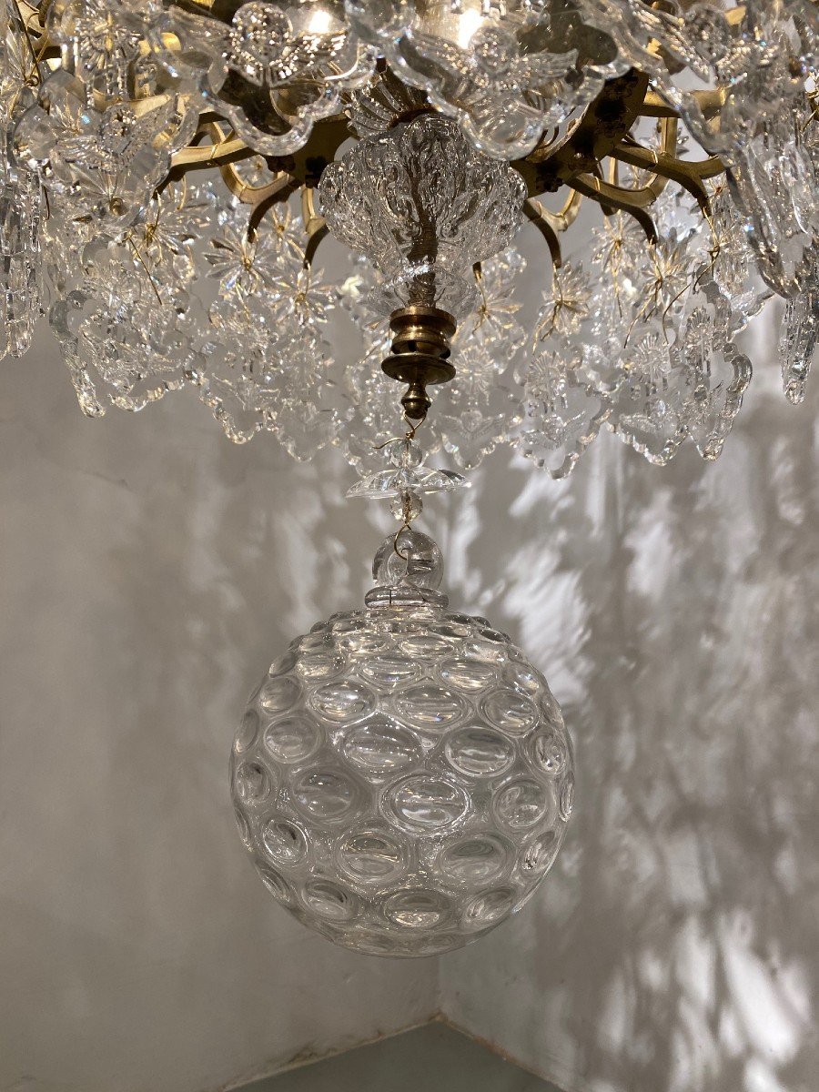 A Large Chandelier, 19th Century, H195cm!-photo-4