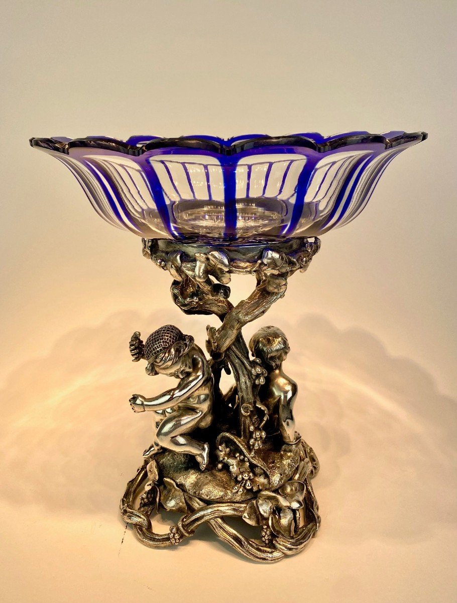 Centerpiece In Silver Bronze, Christofle-photo-2