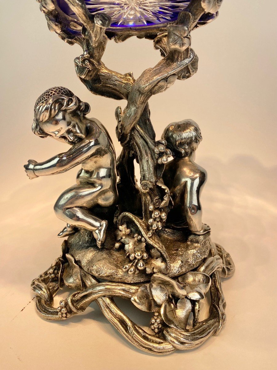 Centerpiece In Silver Bronze, Christofle-photo-3