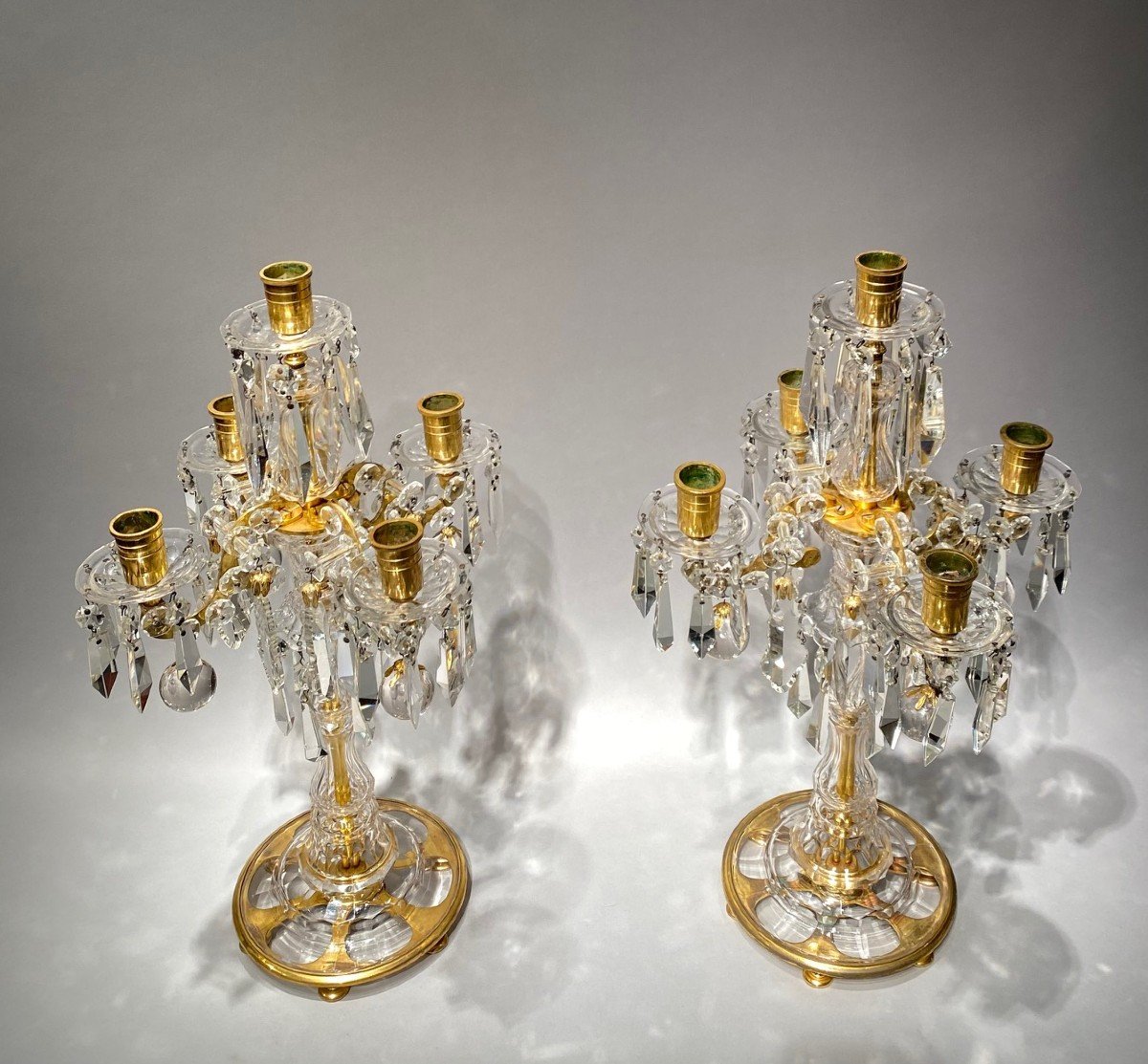 Pair Of 19thc, Napoleon III Candelabras-photo-4