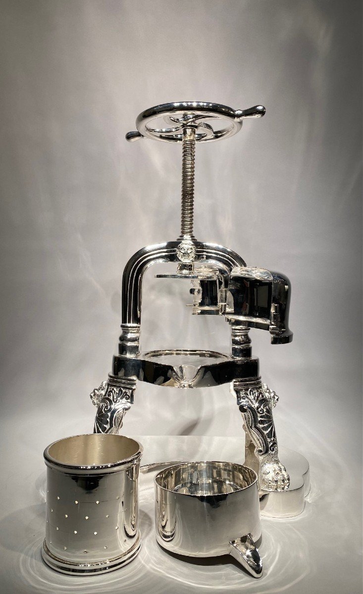 Presse à Homard Christofle / Presse De Canard Christofle, 19ème Siècle-photo-4