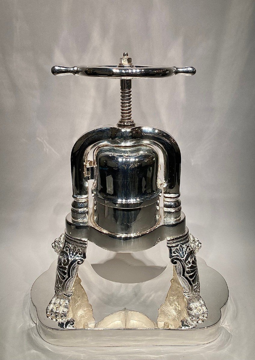 Presse à Homard Christofle / Presse De Canard Christofle, 19ème Siècle-photo-8