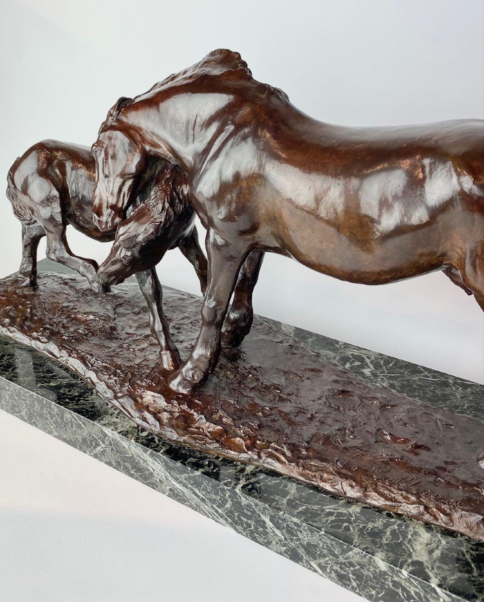 Bronze Animalier,  Jean-Charles Collard,   Fonderie Batardy,  Cire Perdue-photo-4