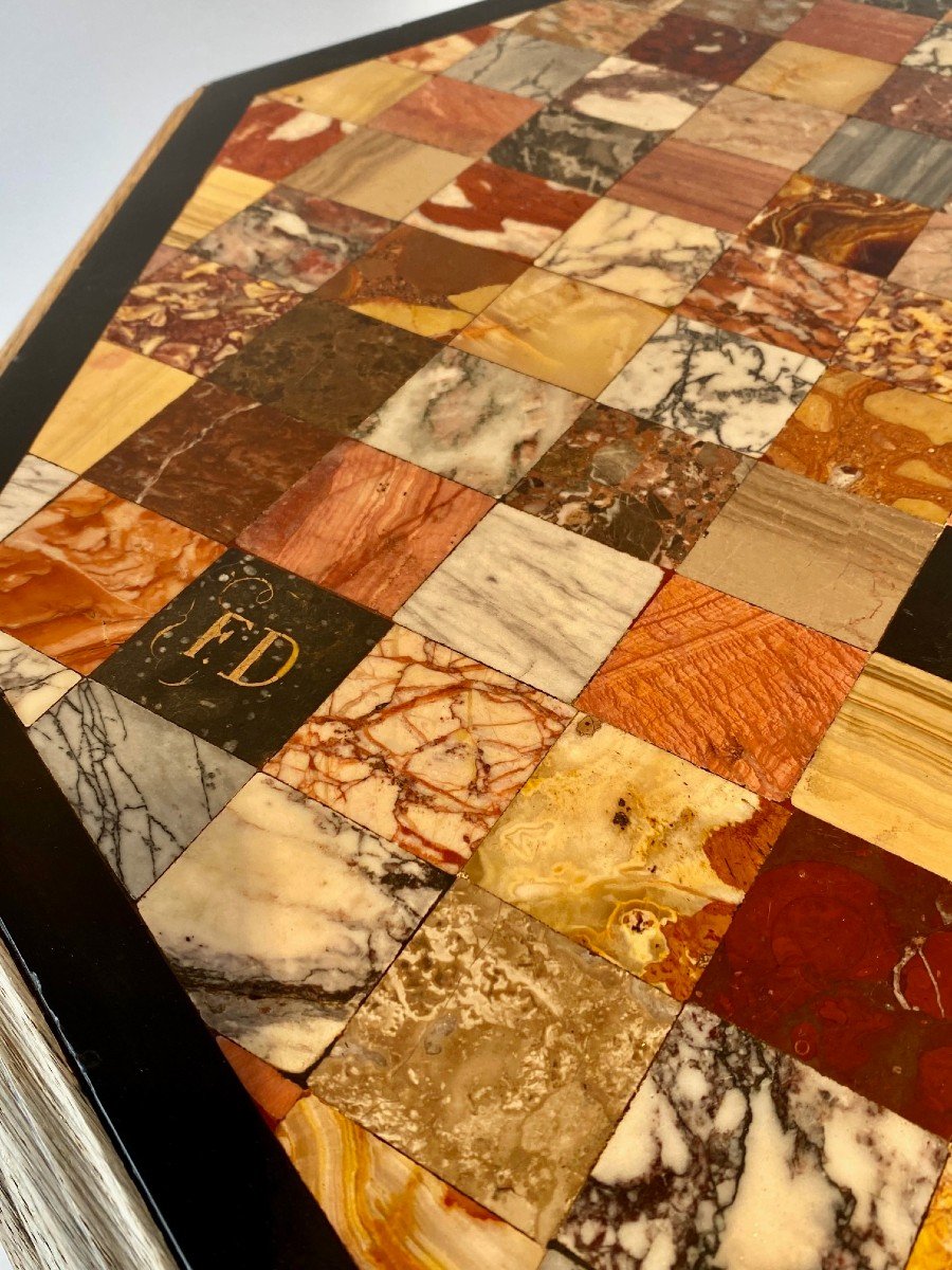 Marble Specimens Table