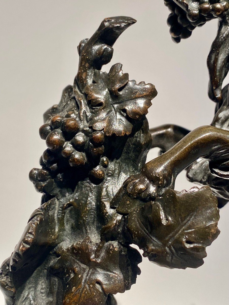 Un Bronze  Bouc Sur Un Socle En Marbre De Sien-photo-1