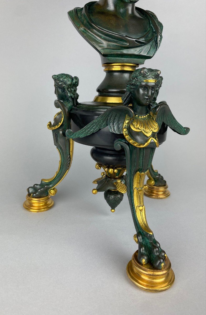 Large Centerpiece By Georges Emile Henri Servant-photo-1