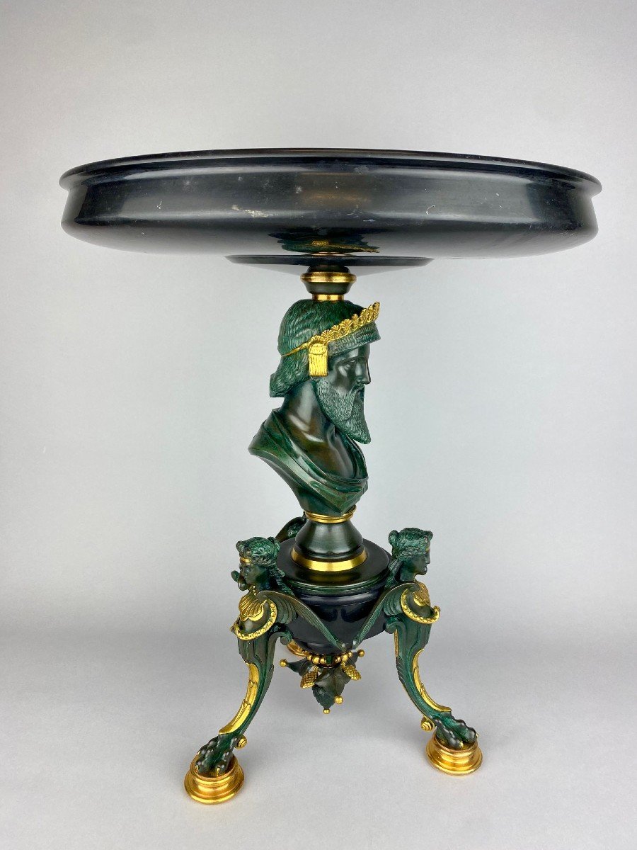 Large Centerpiece By Georges Emile Henri Servant-photo-3