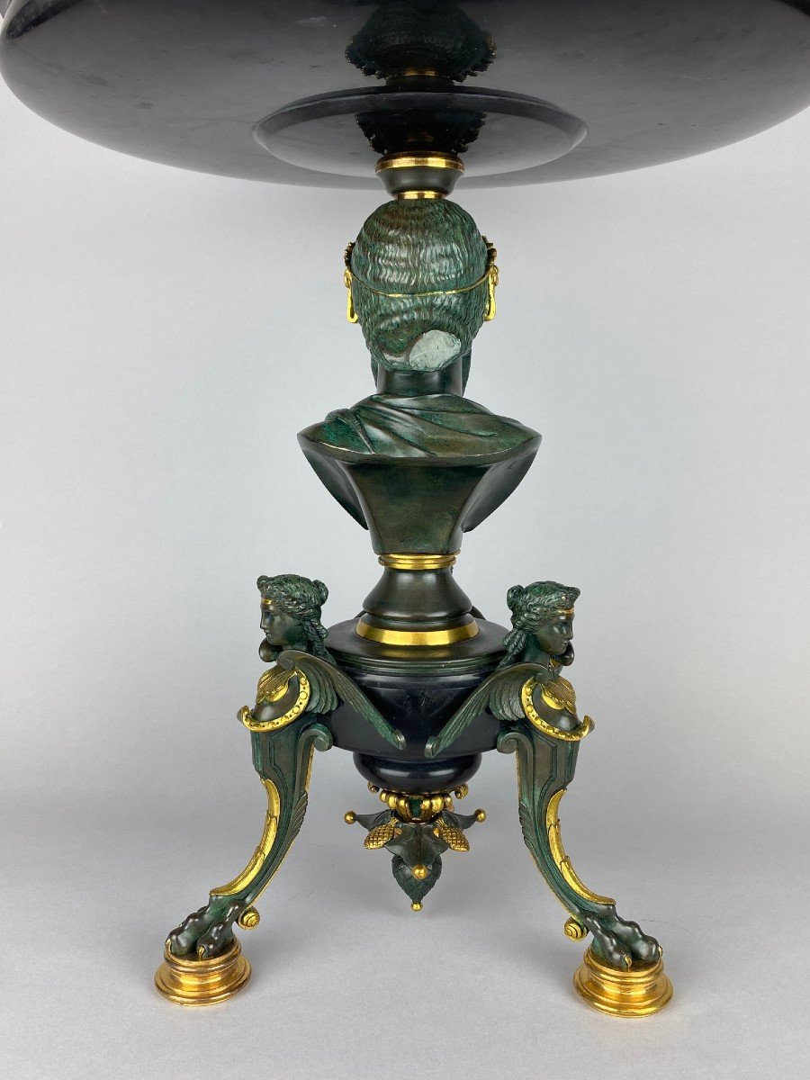 Large Centerpiece By Georges Emile Henri Servant-photo-5
