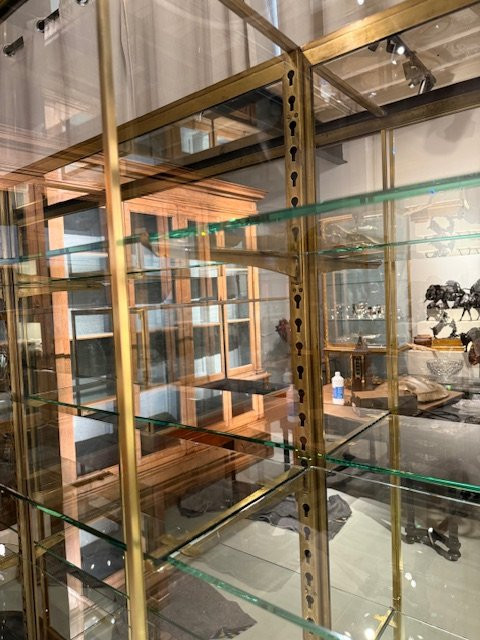Grande vitrine  en laiton-photo-2