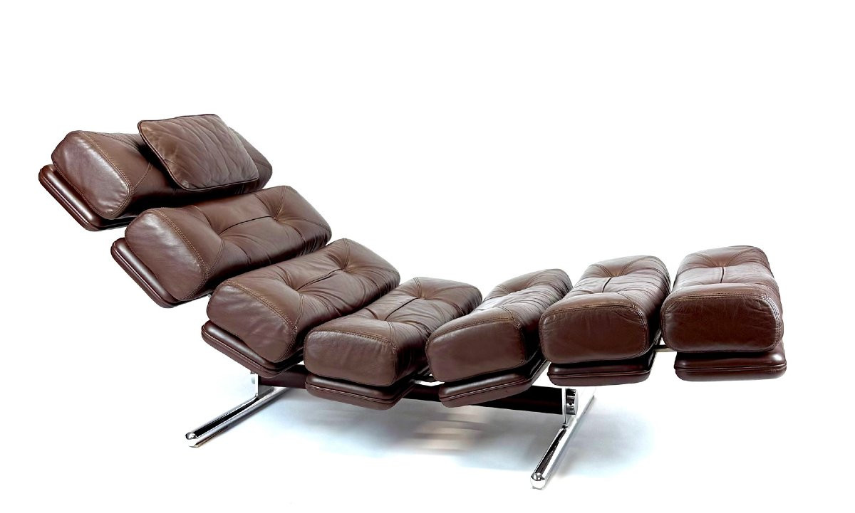 Chaise Longue 'Lord' par Ric Deforche pour Gervan-photo-4