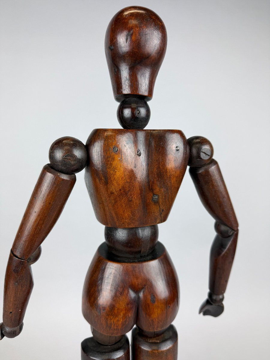 Female Articulated Wooden Artist Mannequin-photo-5