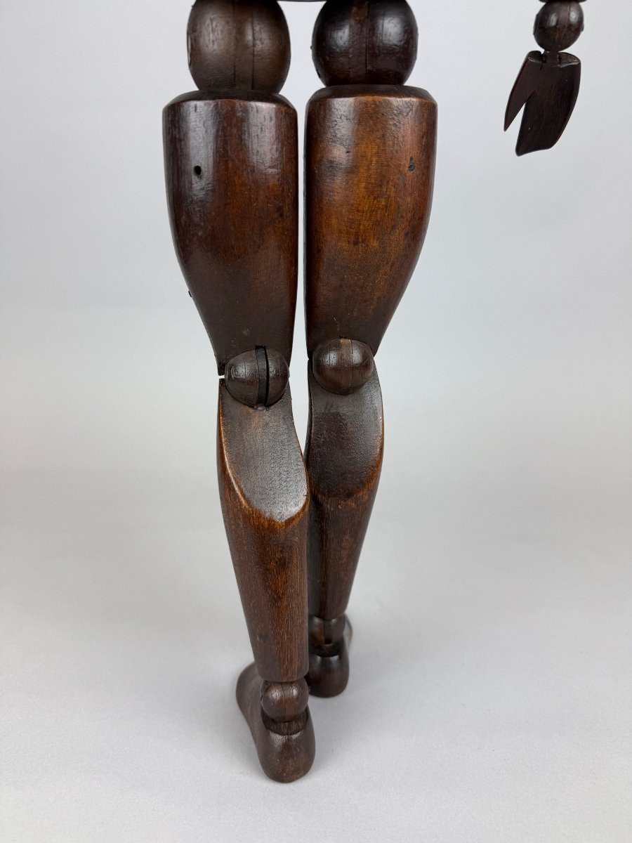 Female Articulated Wooden Artist Mannequin-photo-6