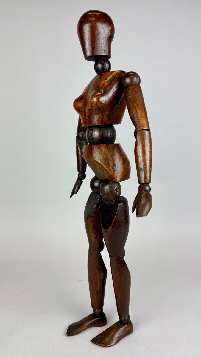 Female Articulated Wooden Artist Mannequin