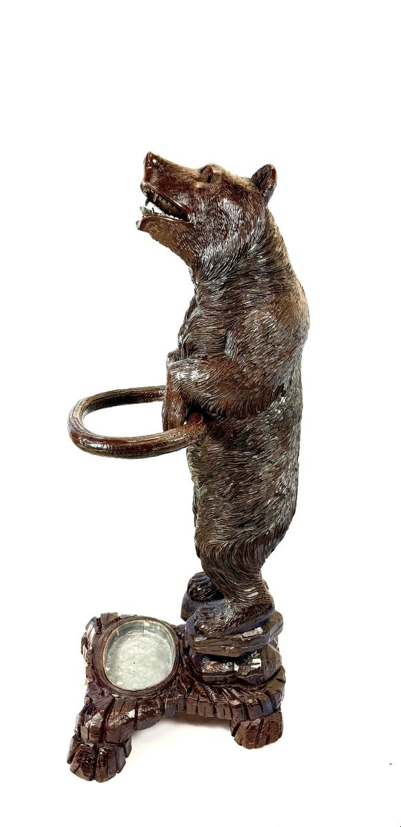 Ours debout, porte-parapluies Forêt-Noire,-photo-3