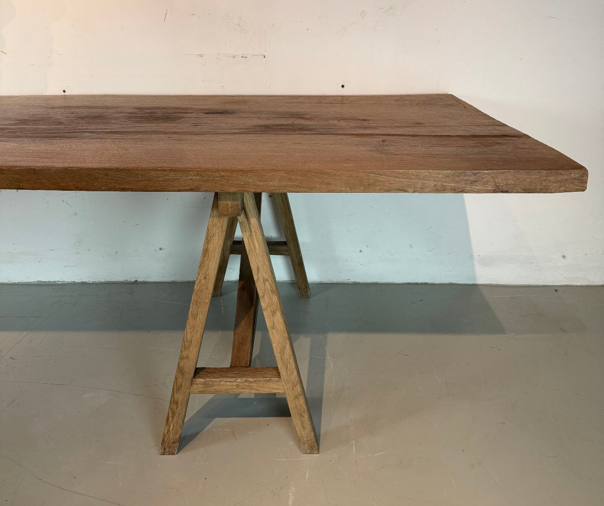 Grande table  - table à tréteaux-  L357 cm-photo-3