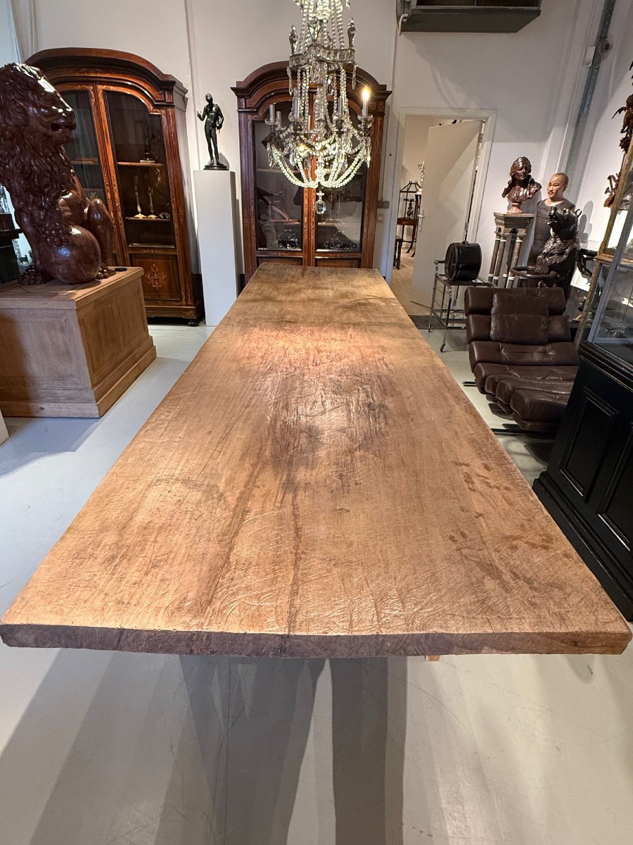 Large Table - Trestle Table - L357 Cm