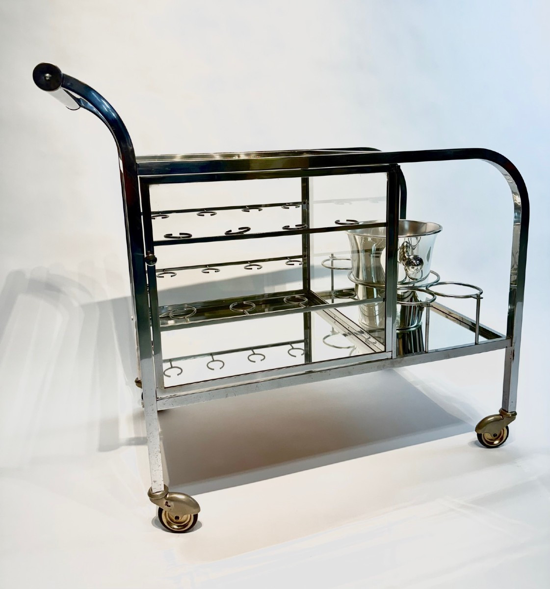 An Art Deco Rolling Bar Cart-photo-2
