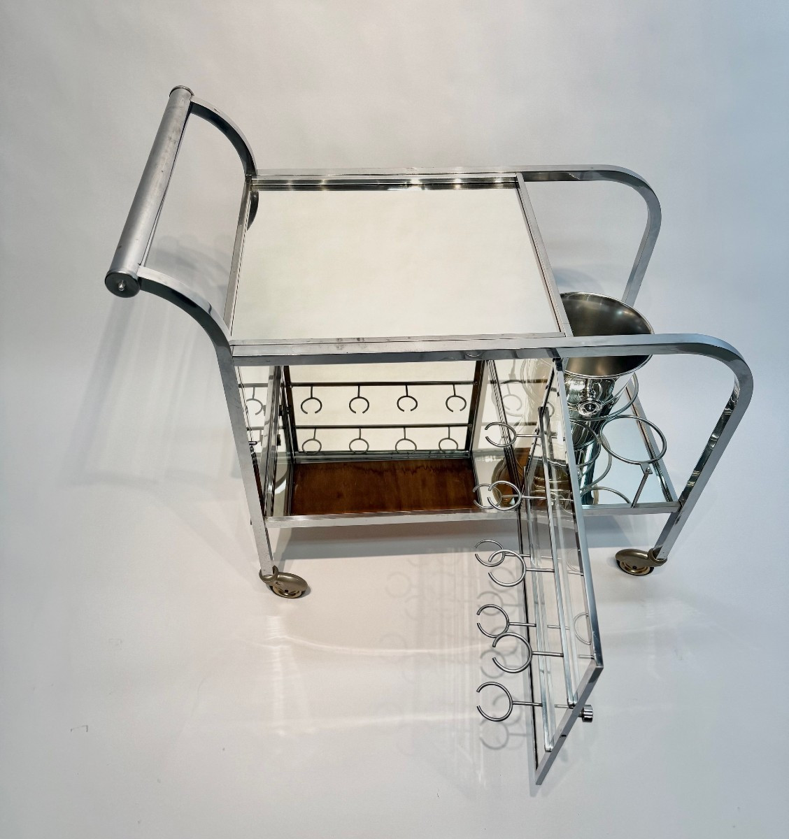 An Art Deco Rolling Bar Cart-photo-3