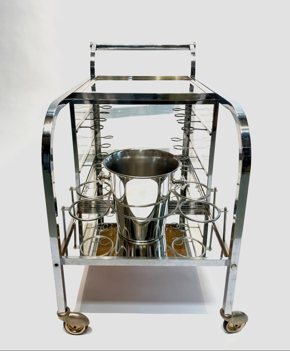 An Art Deco Rolling Bar Cart-photo-1
