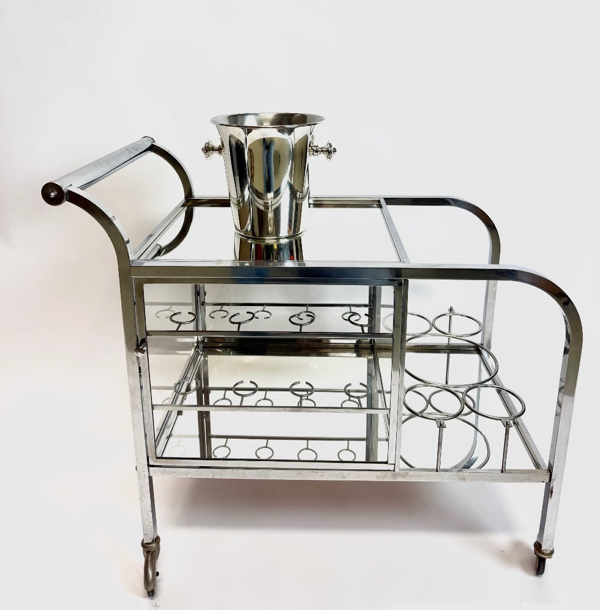 An Art Deco Rolling Bar Cart-photo-3