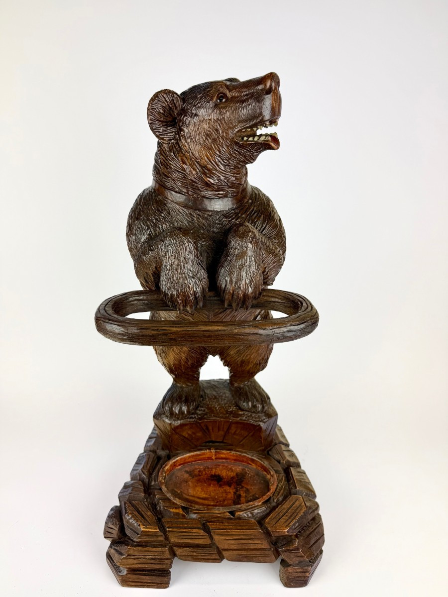 Umbrella Stand, Bear, Black Forest