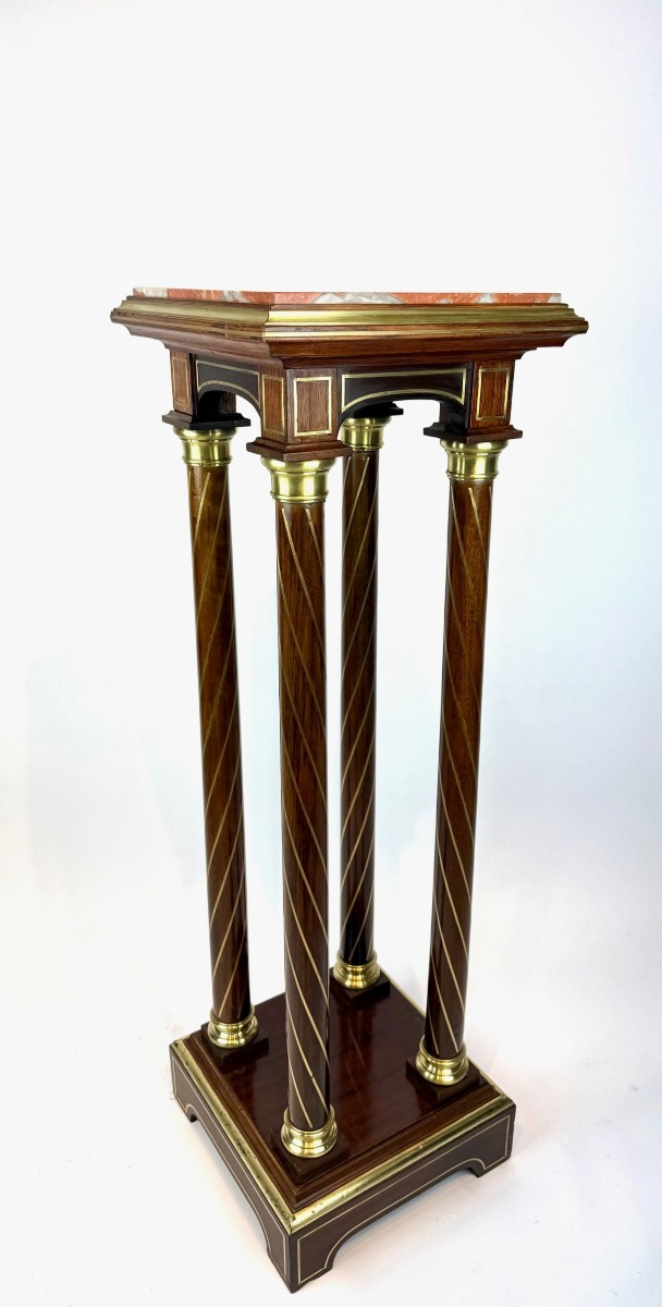 Mahogany Pedestal