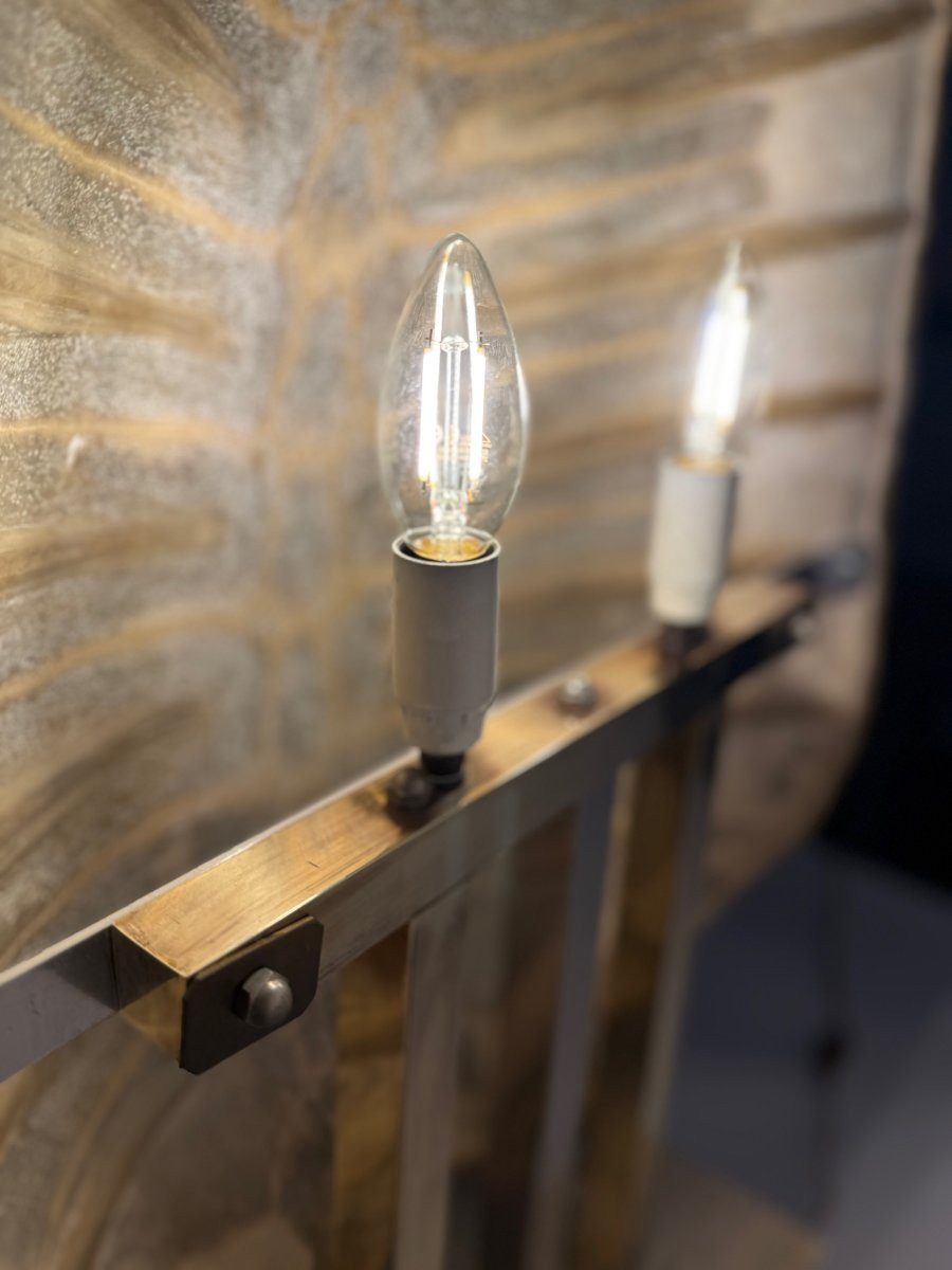 Vintage Table Lamp In Turtle Shell-photo-1