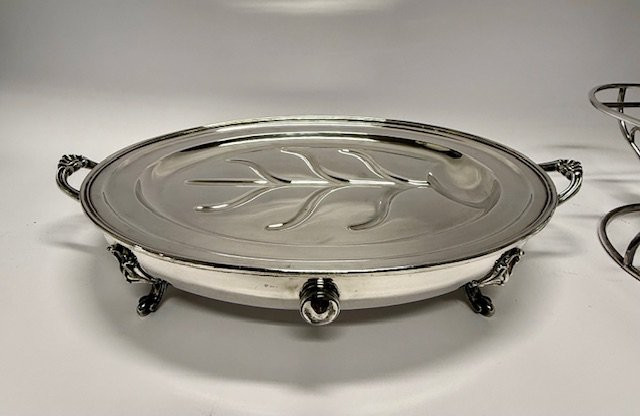 Silver-plated Bain-marie With Domed Cover, Dating From The Early 20th Century. -photo-1