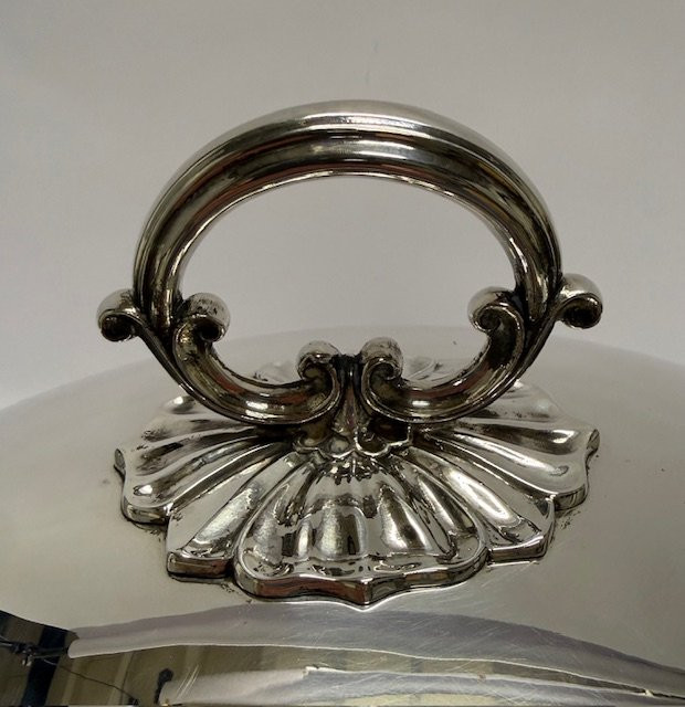 Silver-plated Bain-marie With Domed Cover, Dating From The Early 20th Century. -photo-4