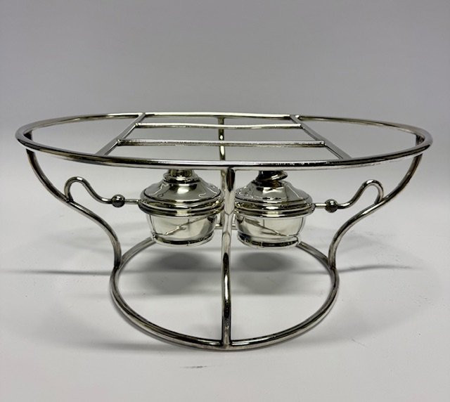 Silver-plated Bain-marie With Domed Cover, Dating From The Early 20th Century. -photo-5
