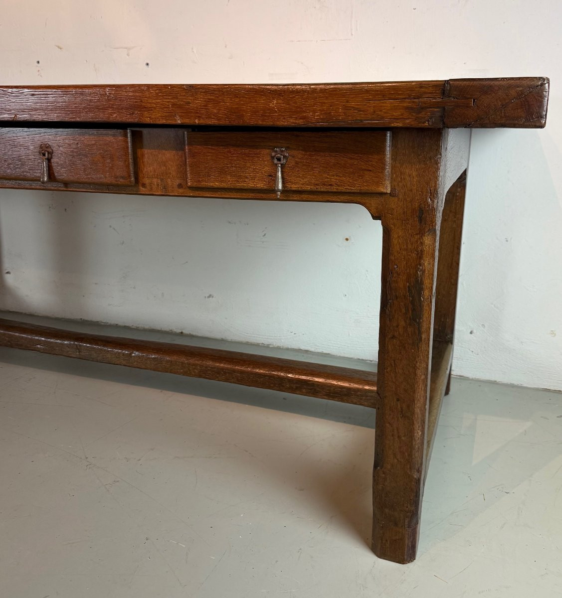 Grande Table De Monastère / réfectoire  En Chêne -photo-3