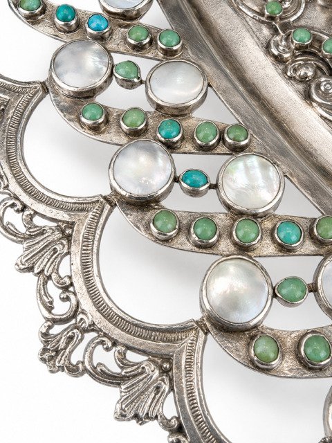 Solid Silver Temperance Dish In The Style Of François Briot-photo-3