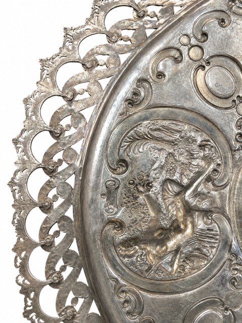 Solid Silver Temperance Dish In The Style Of François Briot-photo-4