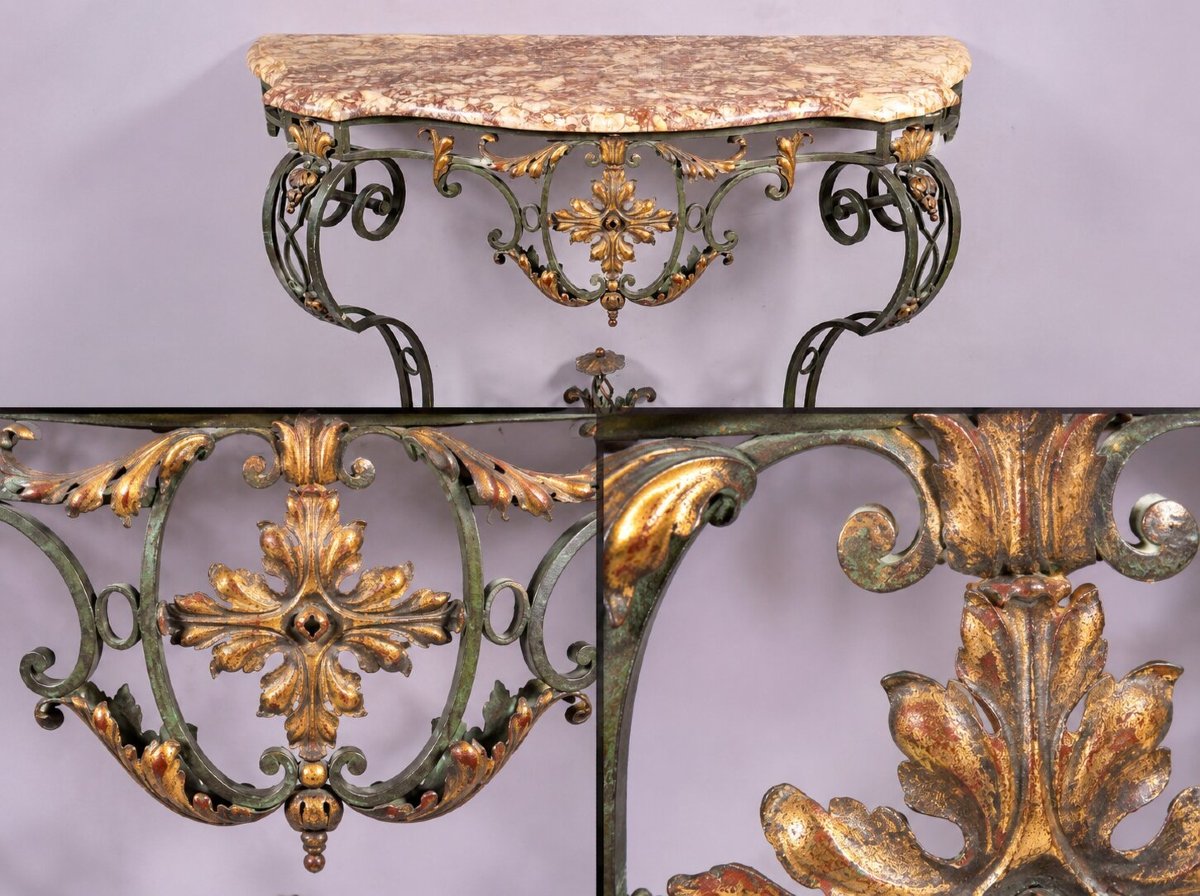 Louis XV-style Wrought-iron Console-photo-2