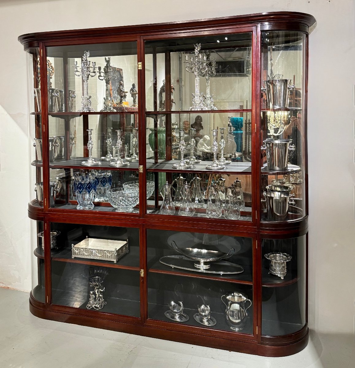 Grande vitrine en acajou -photo-3