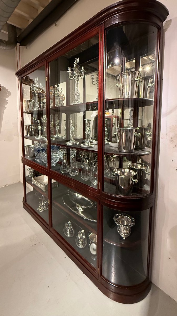 Grande vitrine en acajou -photo-4