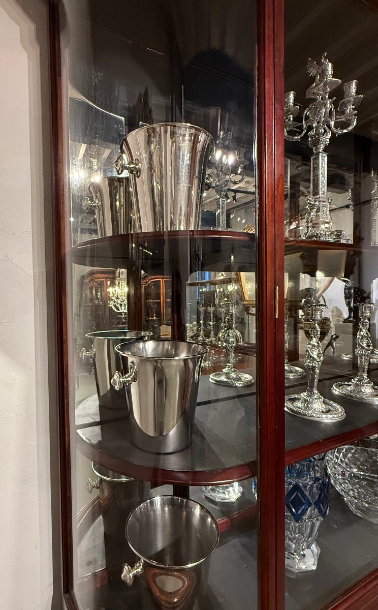 Grande vitrine en acajou -photo-1