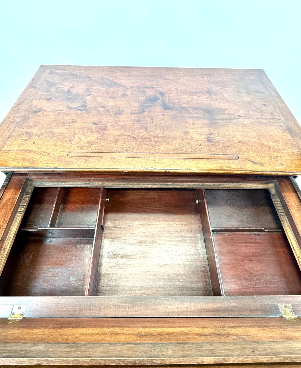 George III  Mahogany Architect's Table-photo-2