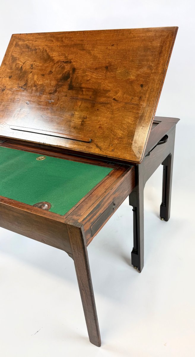 George III  Mahogany Architect's Table-photo-6