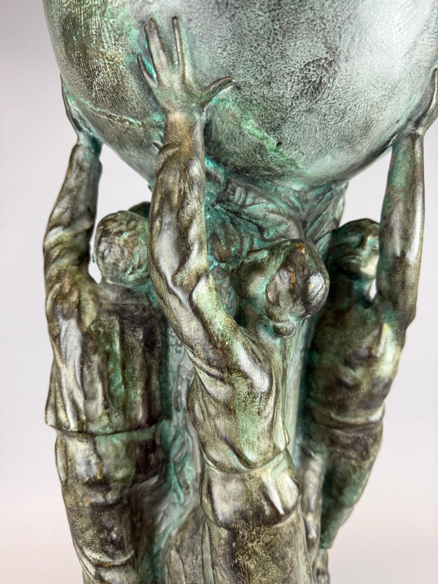 Léon Sarteel (1882–1942)  Monument de la Coopération, 1922  Plâtre. Signé « L Sarteel Gand ».-photo-2