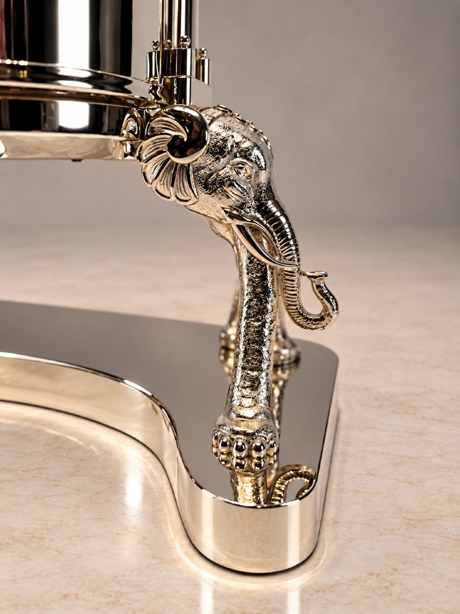 Silver Plated Duck/ Lobster Press By Cailar & Bayard, Paris-photo-3