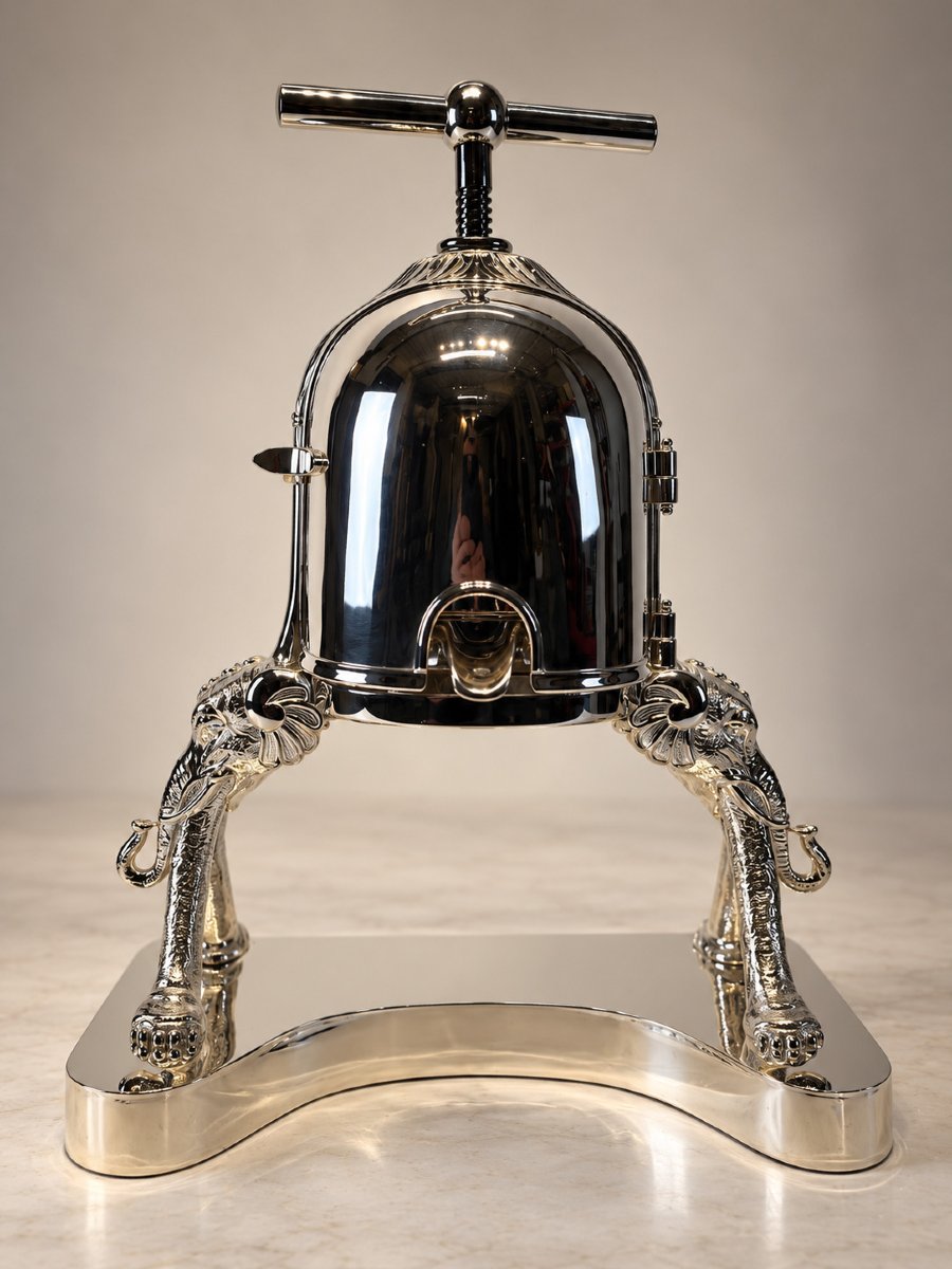 Silver Plated Duck/ Lobster Press By Cailar & Bayard, Paris