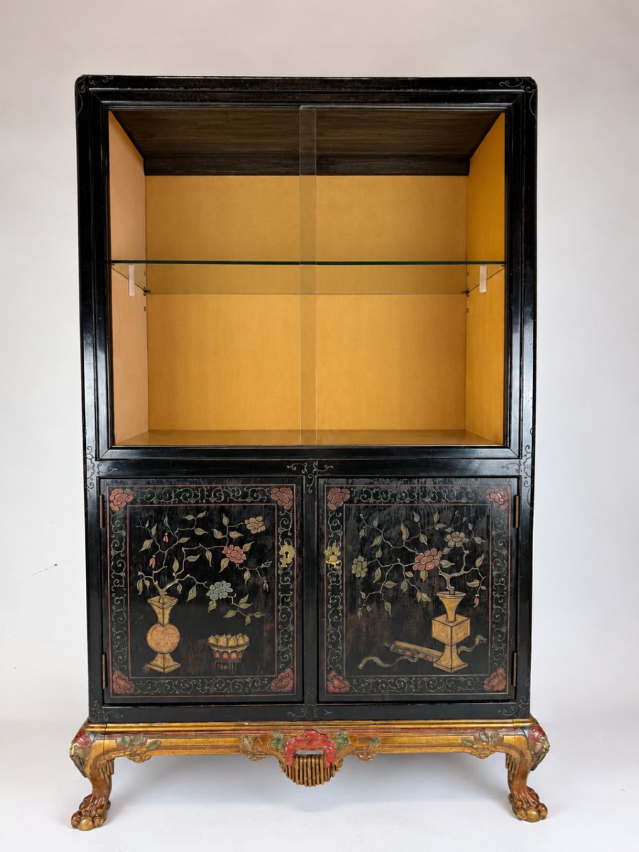 Maison Franck – Chinoiserie Display Case, Antwerp, Circa 1930-photo-2