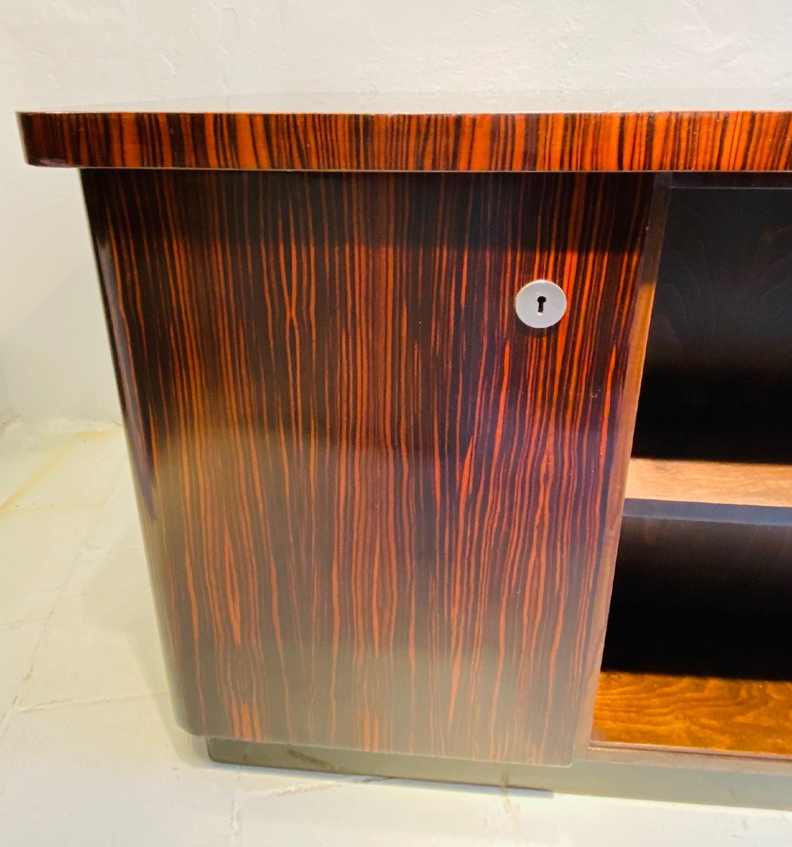 Macassar Ebony Art Deco Desk-photo-4